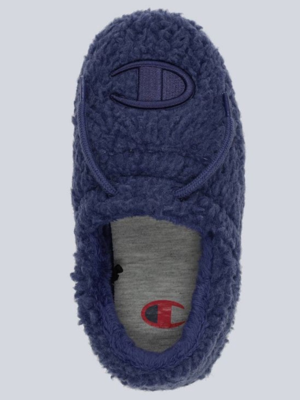 Champion University 25 Blue Adult
Sherpa Fur Slippers men size 7 women's size 9